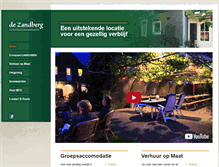 Tablet Screenshot of dezandberg.nl